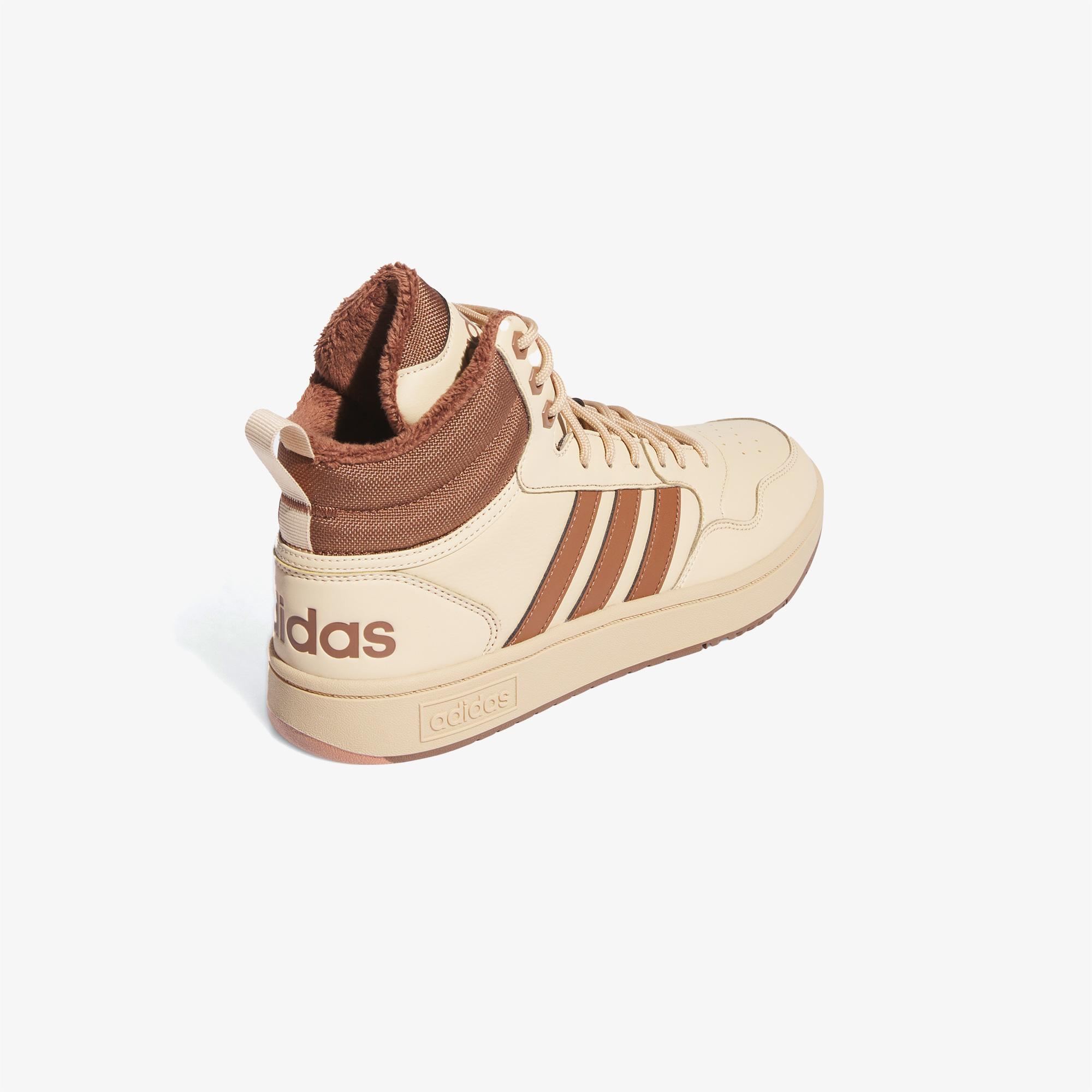 adidas Hoops 3.0 Mid Erkek Krem Spor Ayakkabı