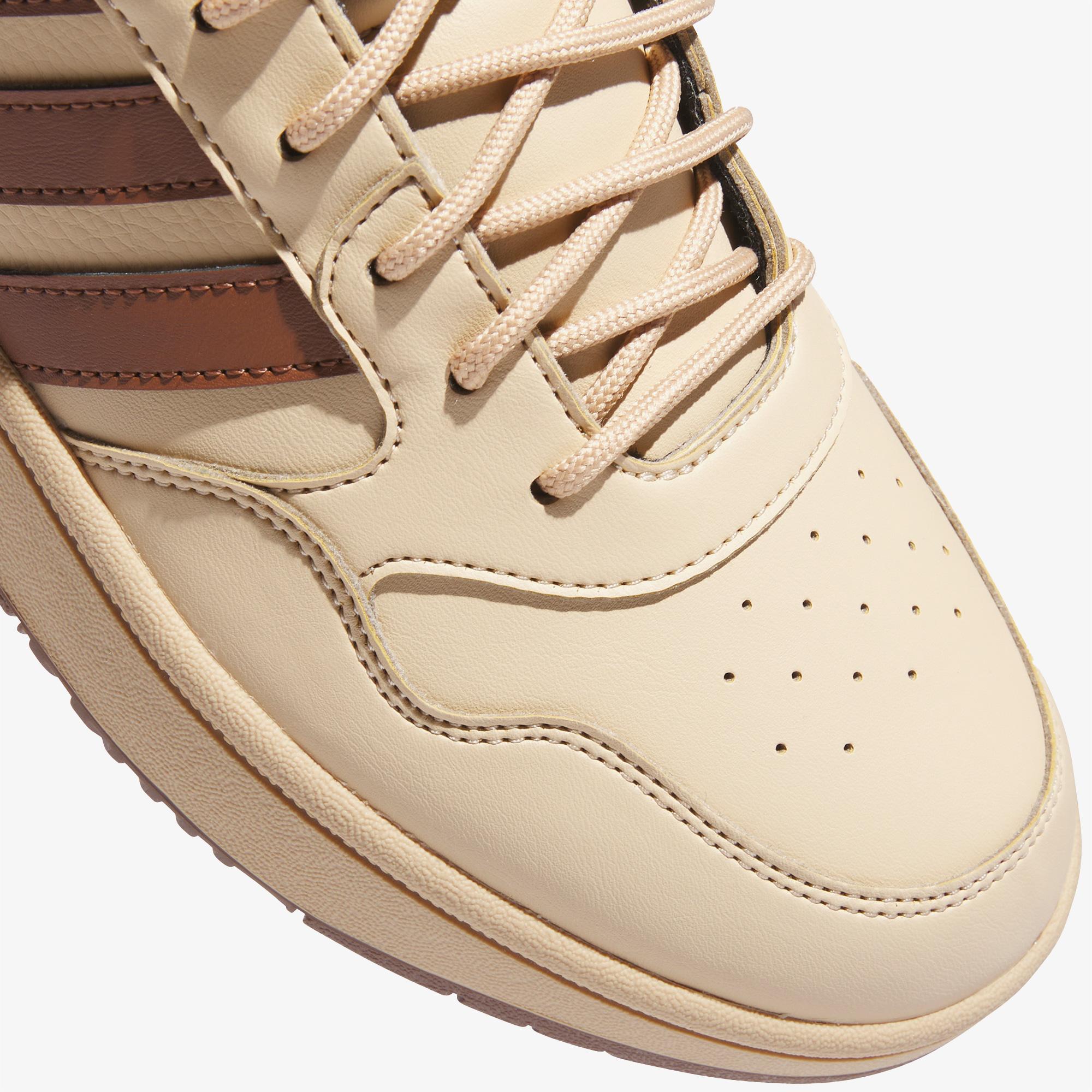 adidas Hoops 3.0 Mid Erkek Krem Spor Ayakkabı