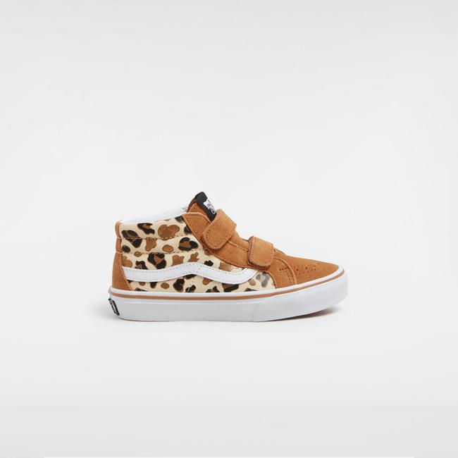  Vans Sk8-Mid Reissue V Çocuk Kahverengi Sneaker