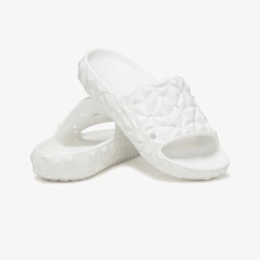  Crocs Classic Geometric V2 Unisex Beyaz Terlik