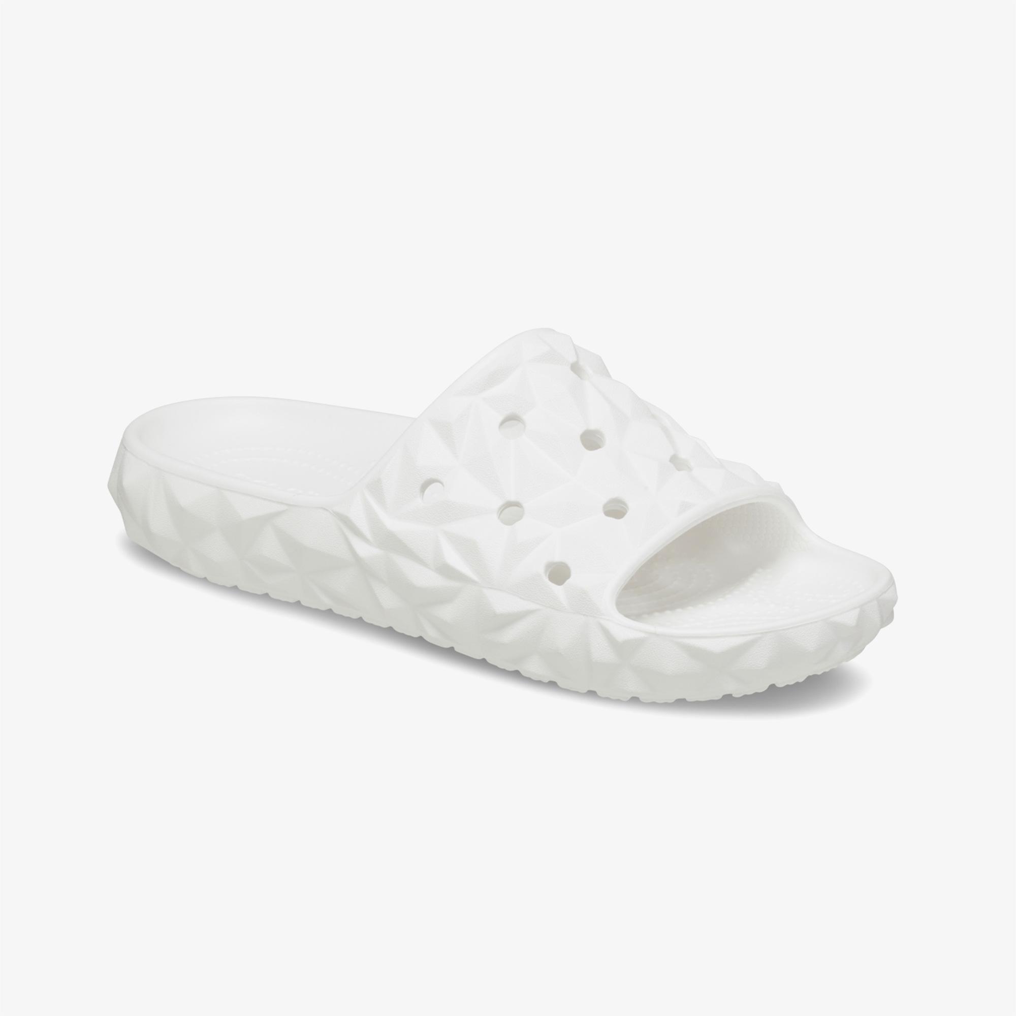 Crocs Classic Geometric V2 Unisex Beyaz Terlik