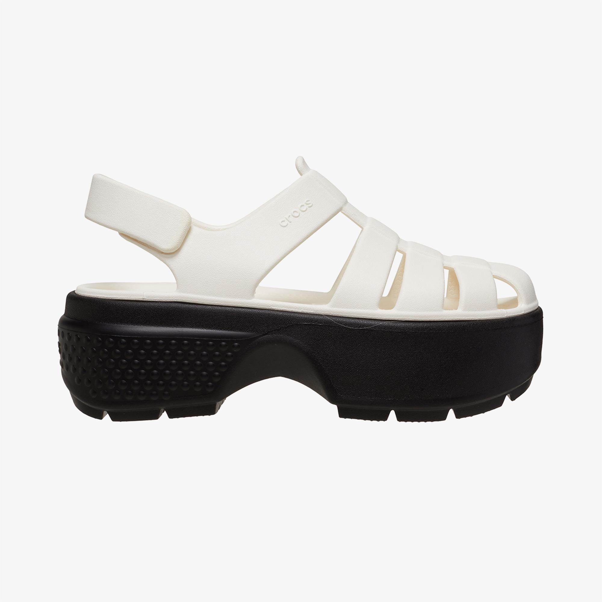 Crocs Stomp Fisherman Kadın Beyaz Terlik