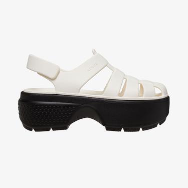  Crocs Stomp Fisherman Kadın Beyaz Terlik