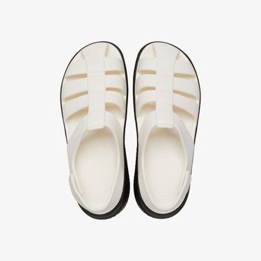  Crocs Stomp Fisherman Kadın Beyaz Terlik