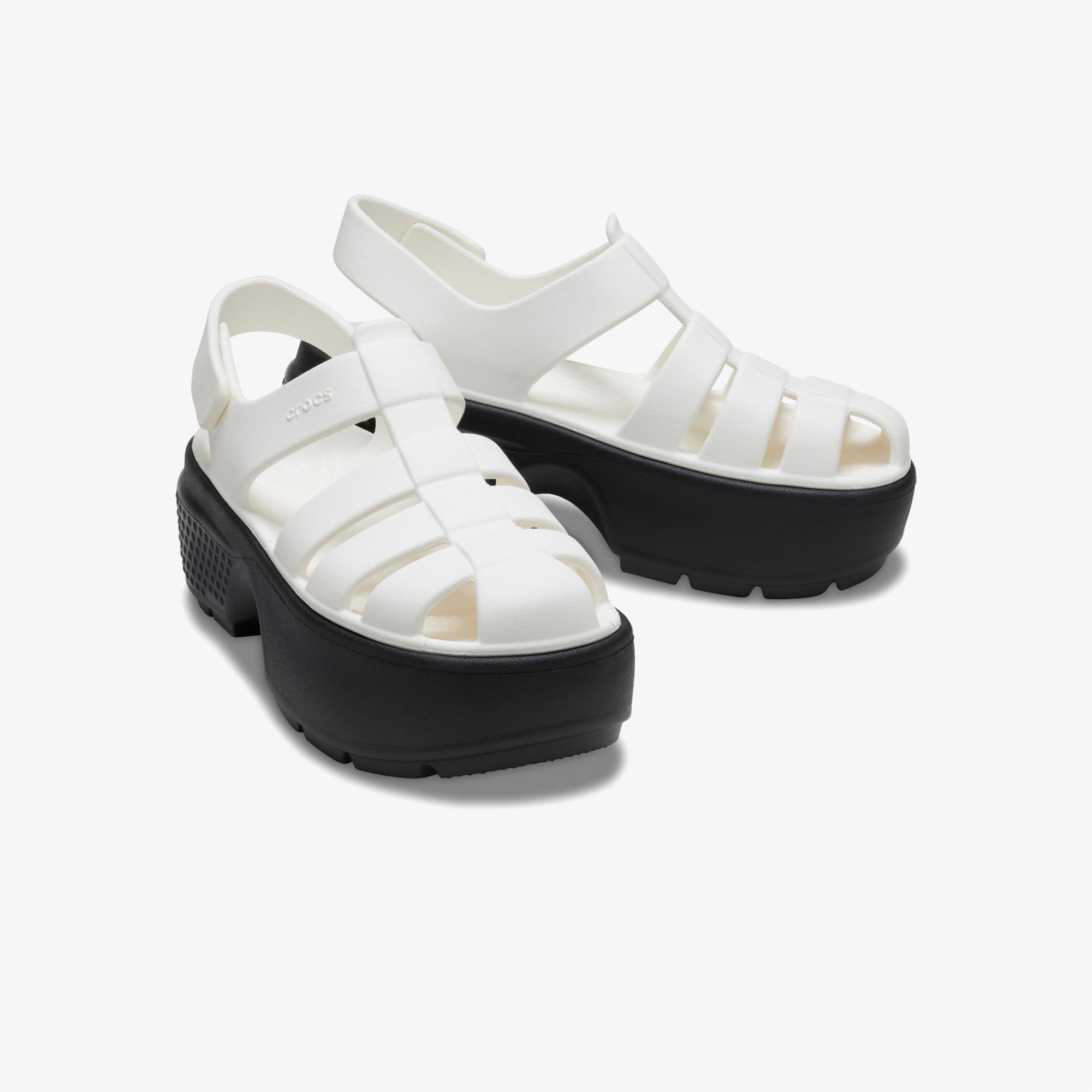 Crocs Stomp Fisherman Kadın Beyaz Terlik