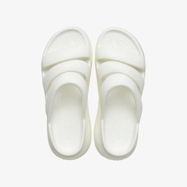  Crocs Mega Crush Triple Strap Kadın Beyaz Terlik