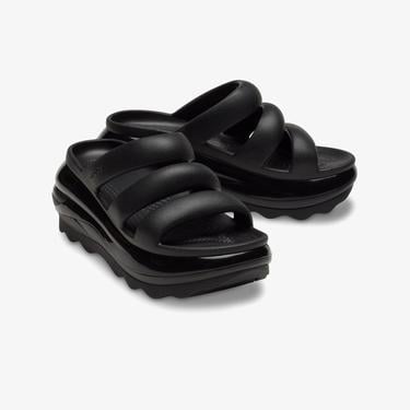  Crocs Mega Crush Triple Strap Kadın Siyah Terlik