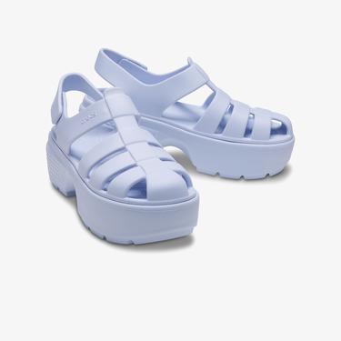  Crocs Stomp Fisherman Kadın Mavi Terlik