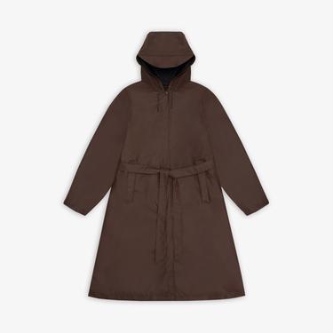  Rains A-Line Longer Kadın Kahverengi Yağmurluk