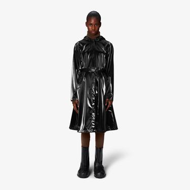  Rains A-Line Longer W3 Kadın Siyah Yağmurluk