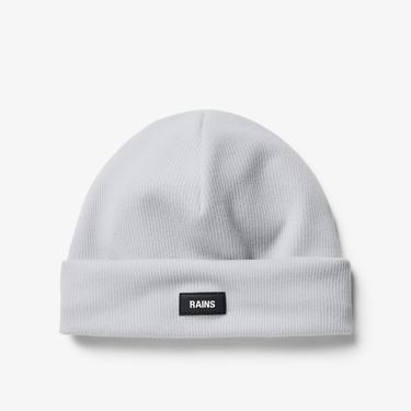  Rains Ribbed Fleece Beanie T1 Unisex Gri Bere