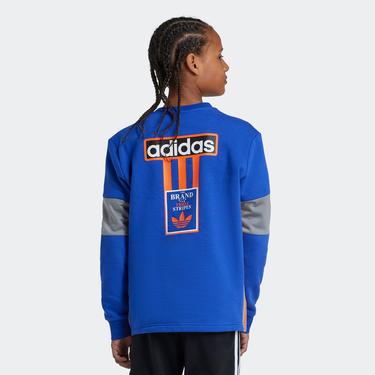  adidas Crew Çocuk Mavi Sweatshirt