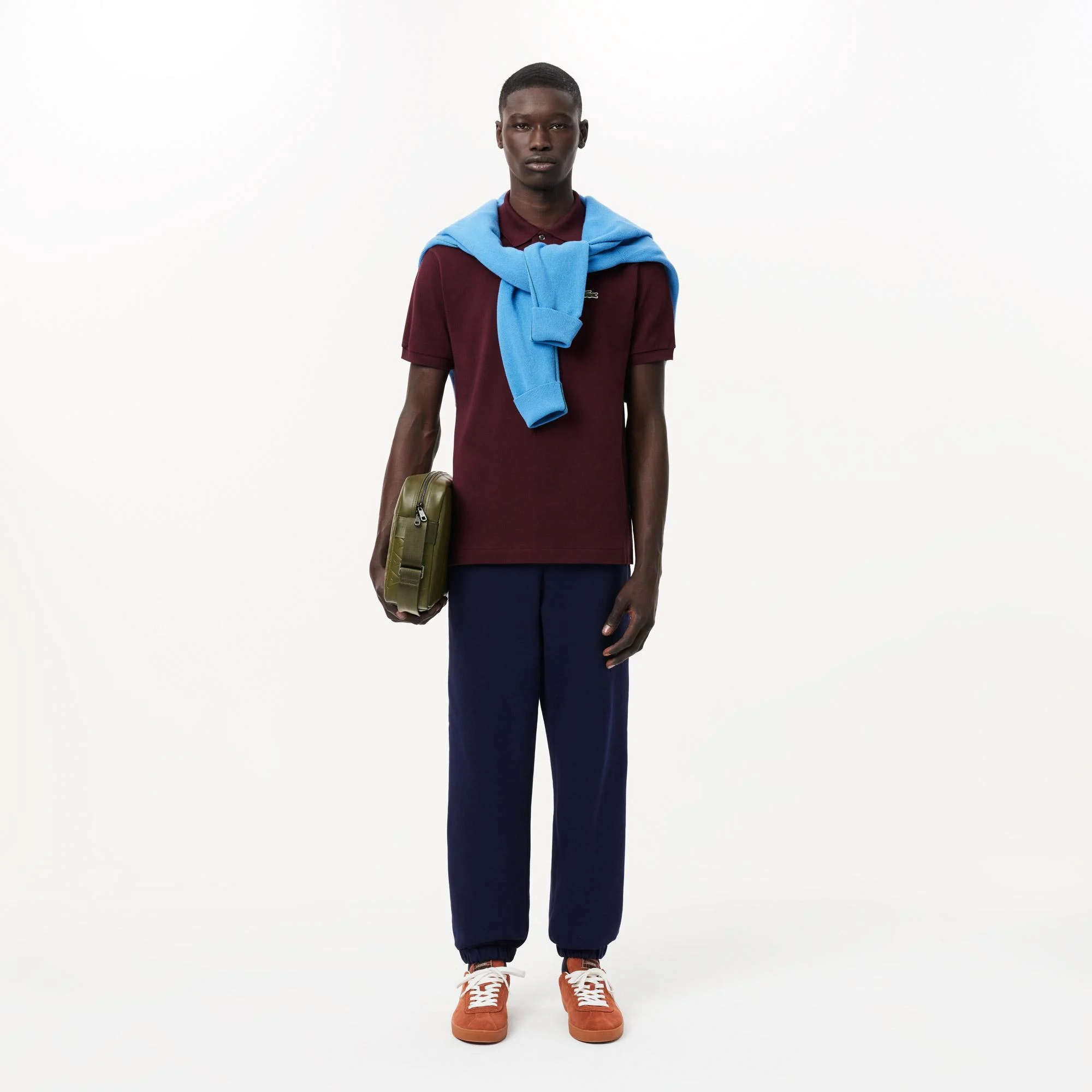 Lacoste L.12.12 Erkek Classic Fit Bordo Polo