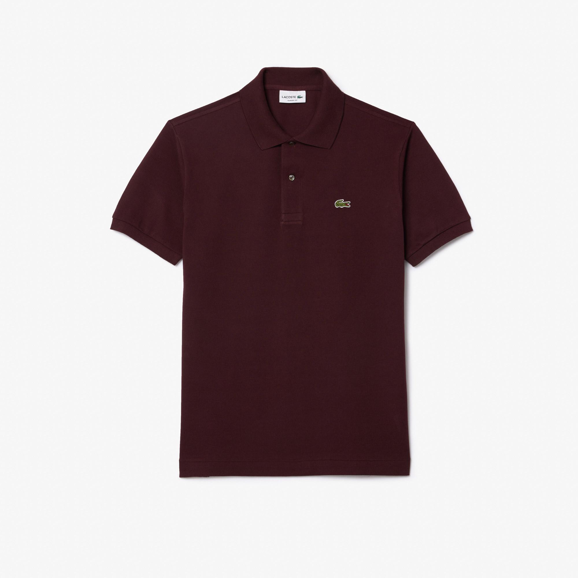 Lacoste L.12.12 Erkek Classic Fit Bordo Polo