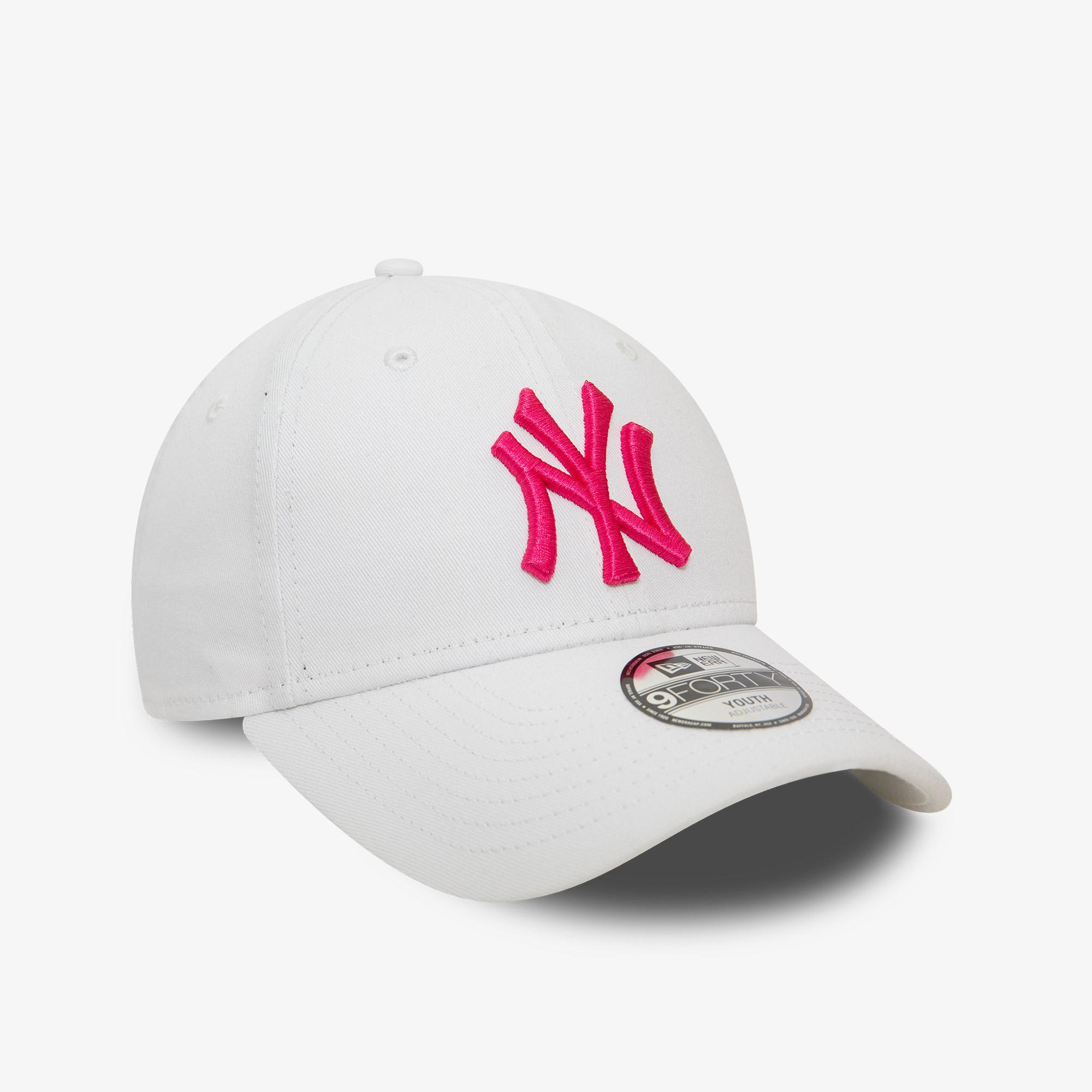 New Era 9Forty New York Yankees Çocuk Beyaz Şort