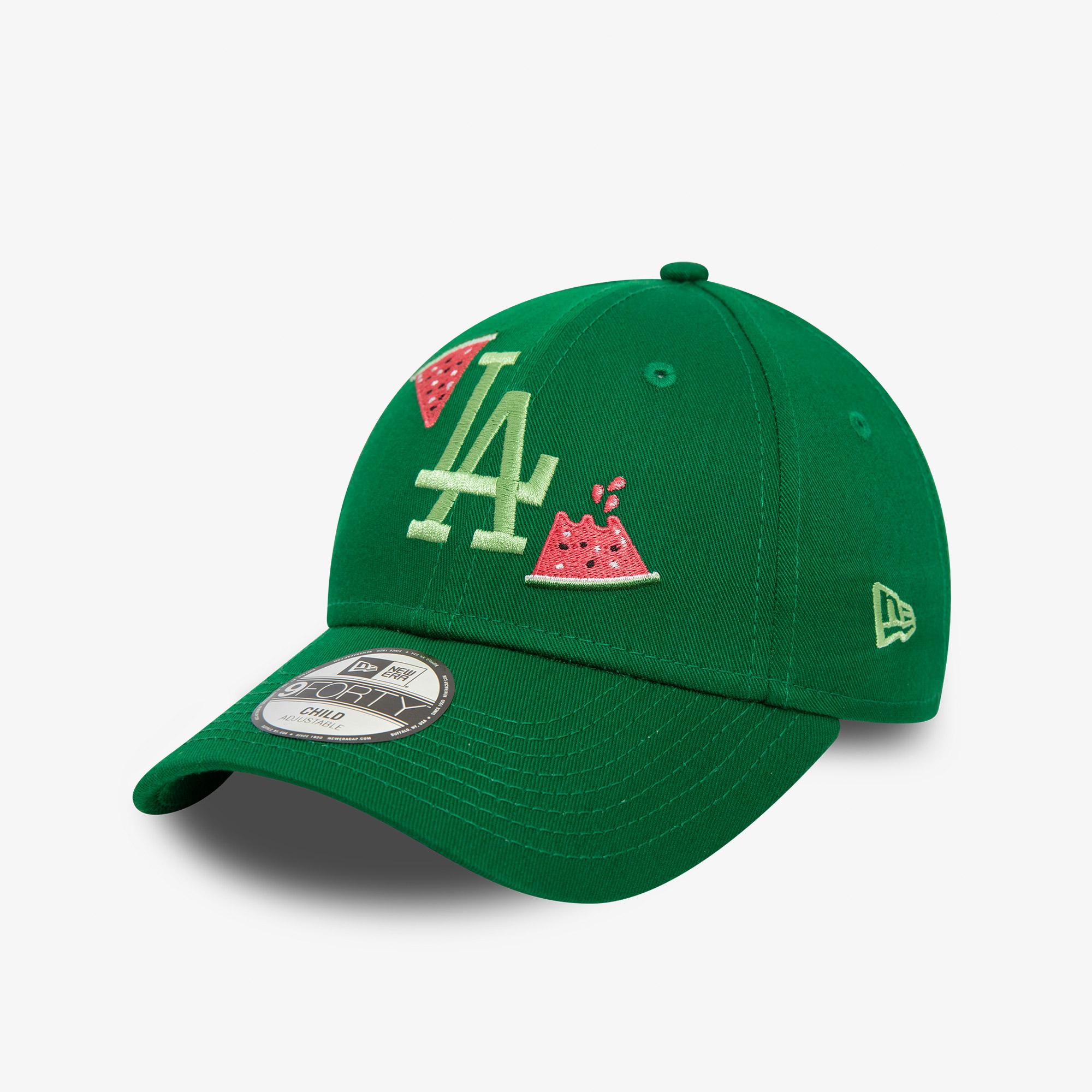 New Era Child Watermelon LA Dodgers 9FORTY Çocuk Yeşil Şapka
