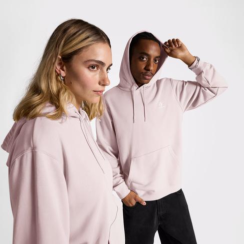  Converse Go-To Unisex Pembe Hoodie