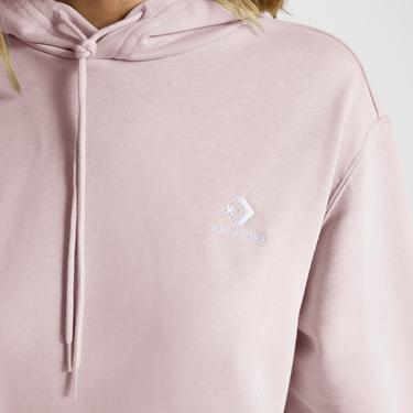  Converse Go-To Unisex Pembe Hoodie