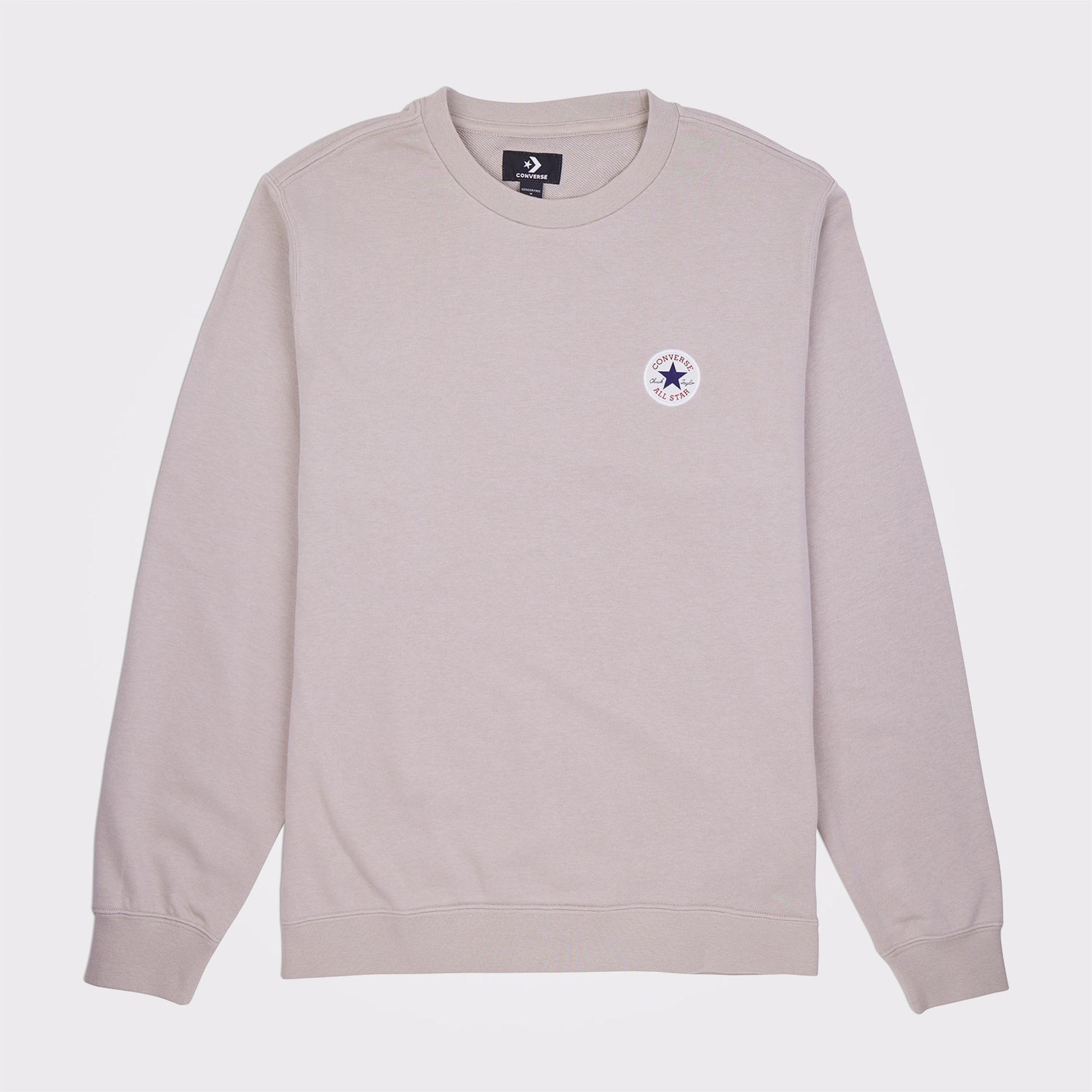 Converse Go-To Unisex Bej Sweatshirt