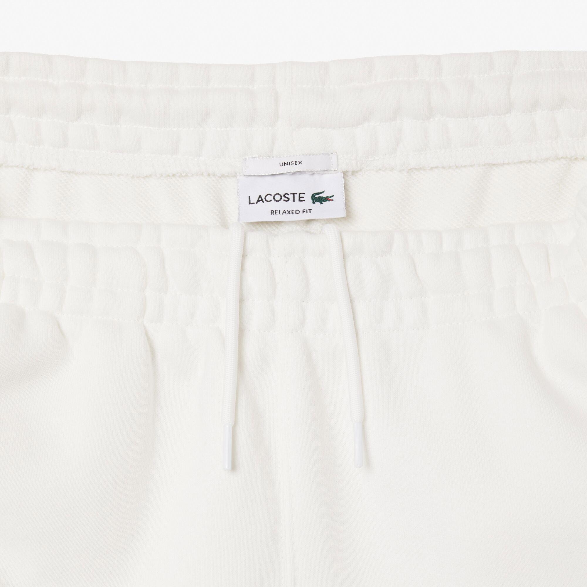 Unisex Relaxed Fit Organik Pamuk Beyaz Eşofman Altı