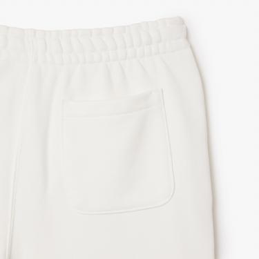  Unisex Relaxed Fit Organik Pamuk Beyaz Eşofman Altı