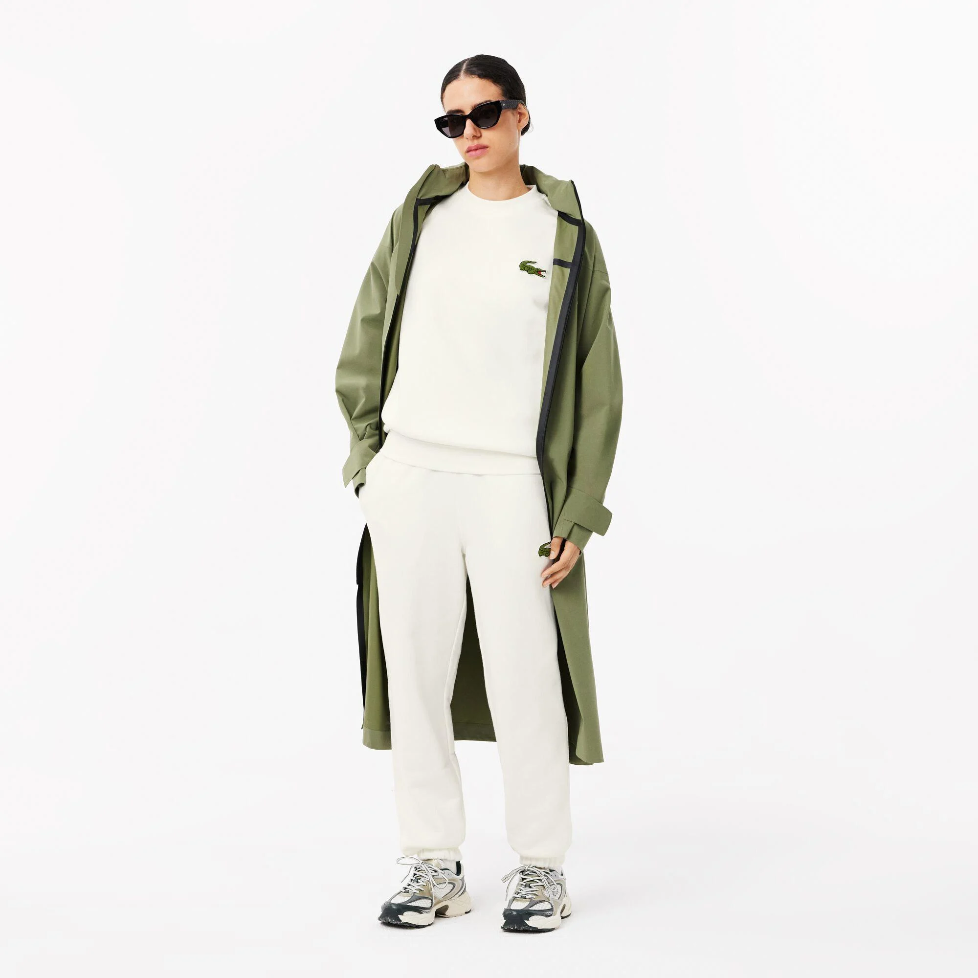 Unisex Relaxed Fit Organik Pamuk Beyaz Eşofman Altı