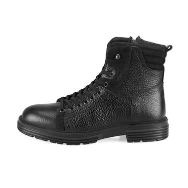  Linia Siyah Erkek Deri Bot