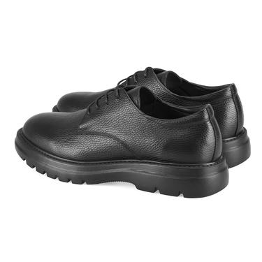  Siella Siyah Erkek Günlük Deri Ayakkabı