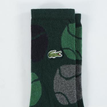  Lacoste Unisex Koyu Yeşil Çorap