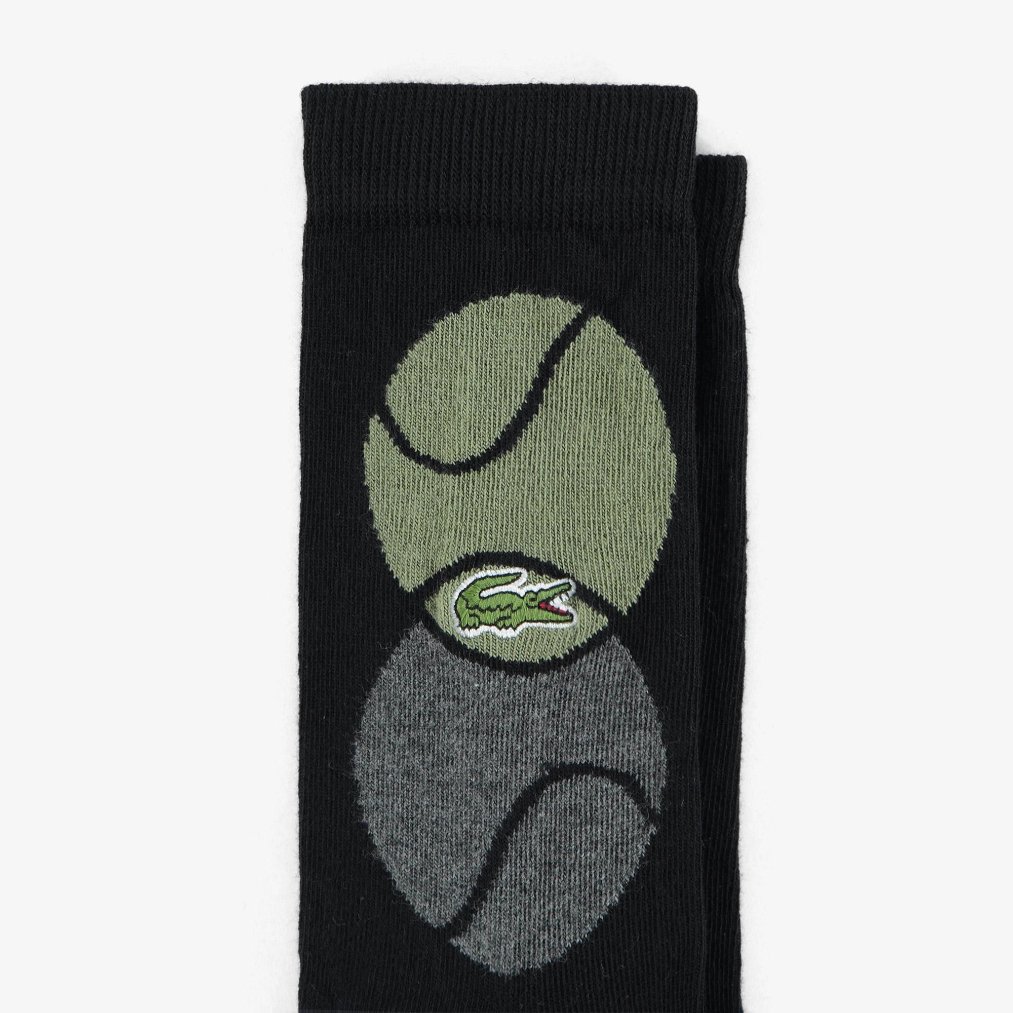 Lacoste Unisex Siyah Çorap