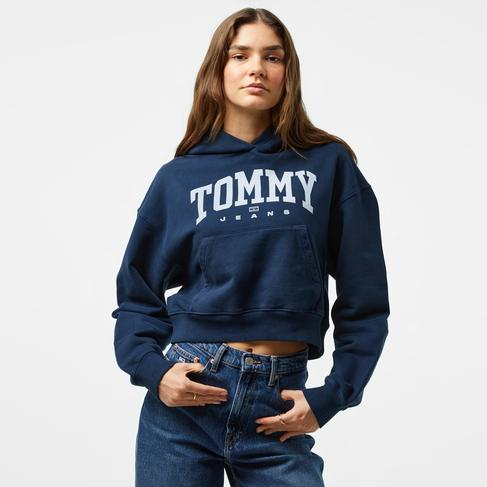  Tommy Hilfiger Jeans Varsity 1 Kadın Lacivert Hoodie