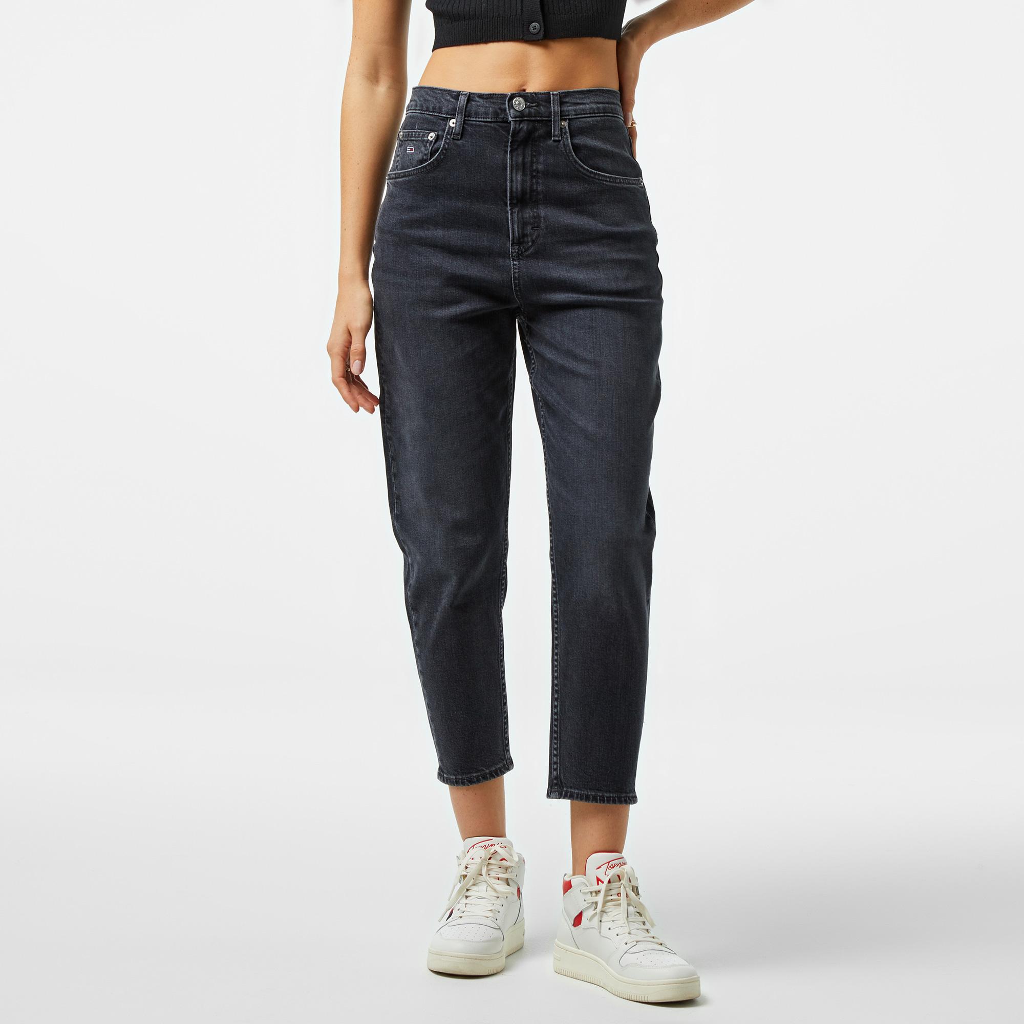Tommy Hilfiger Mom Jean Kadın Siyah Jean