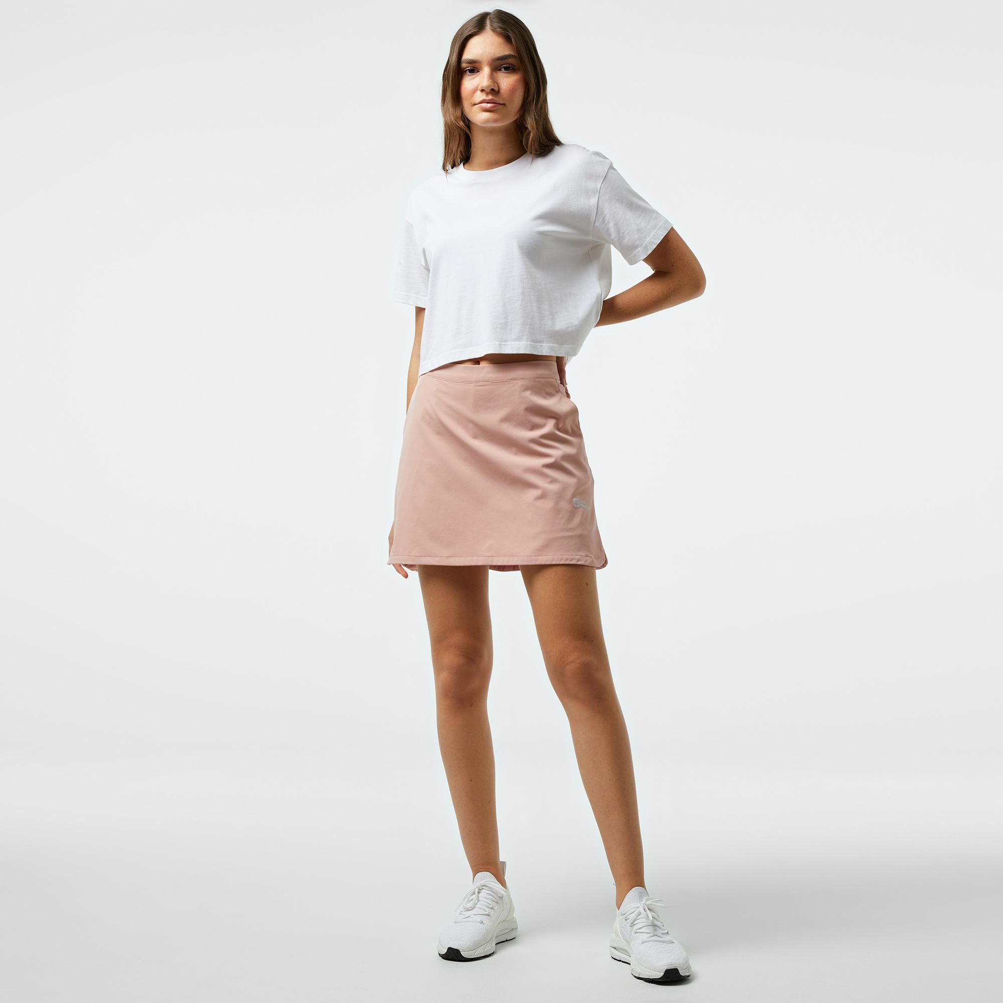 Jack Wolfskin Hiking Alpine Skort Kadın Pembe Etek