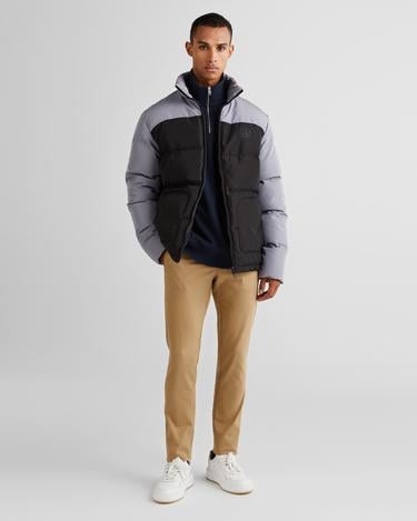  GANT Erkek Siyah Dik Yaka Logolu Mont