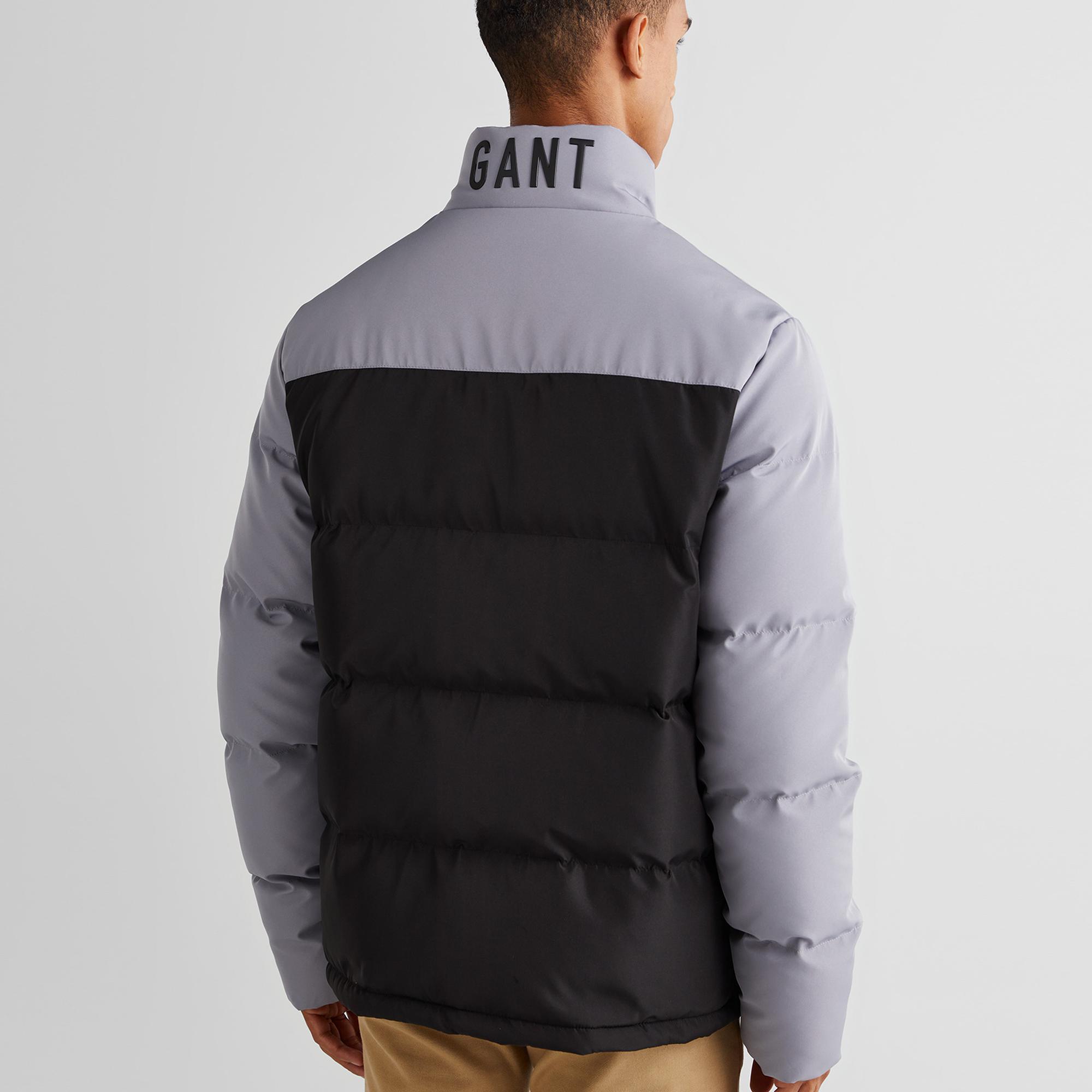 GANT Erkek Siyah Dik Yaka Logolu Mont