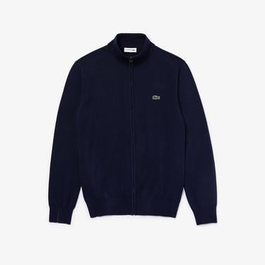  Lacoste Erkek Regular Fit Fermuarlı Lacivert Hırka