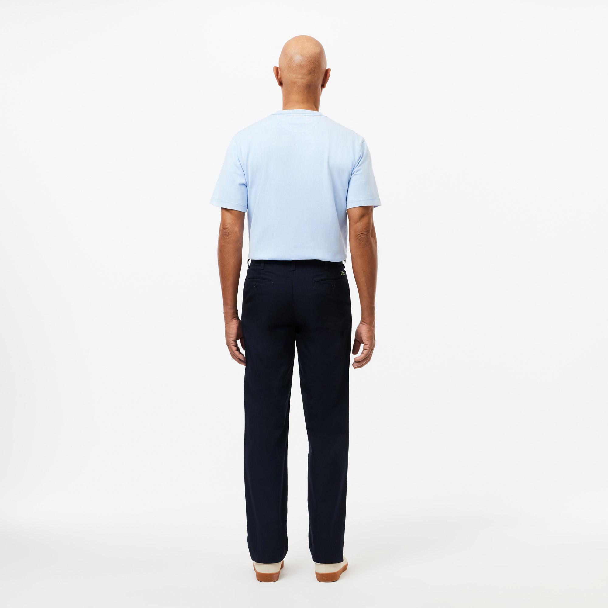 Erkek Straight Fit Chino Lacivert Pantolon