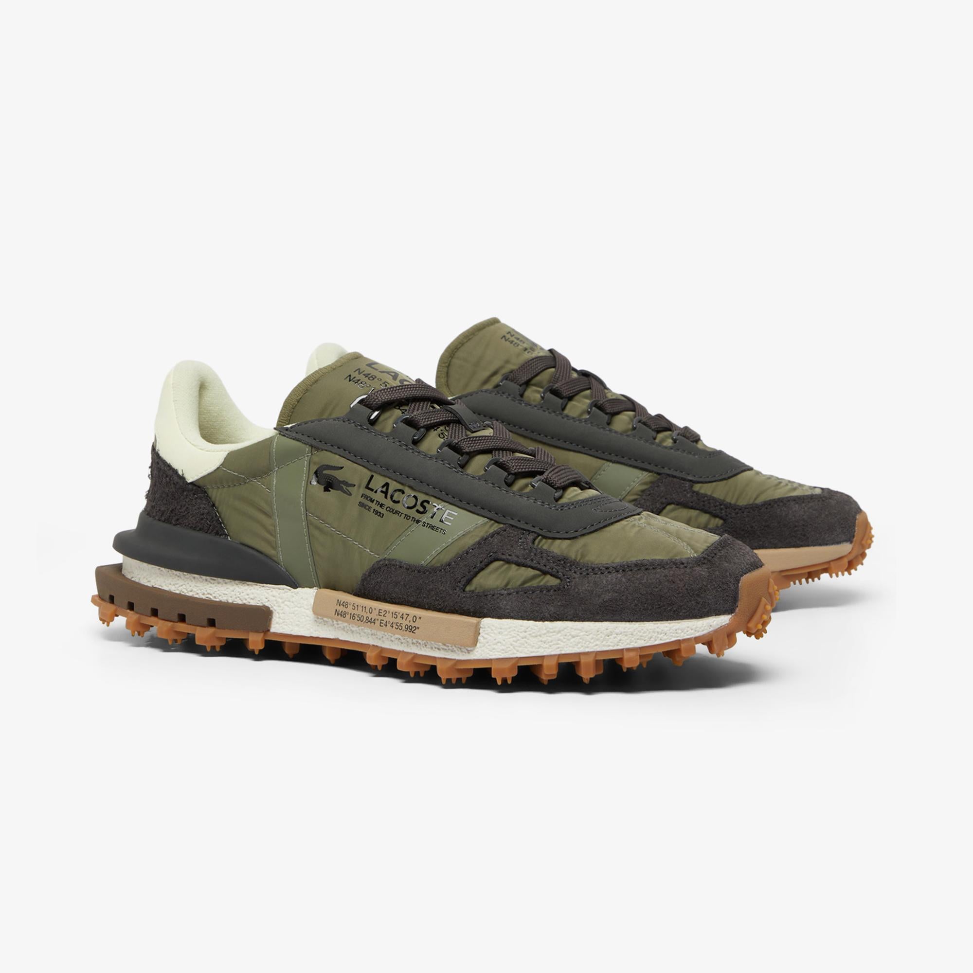 Lacoste Elite Active Erkek Haki Sneaker