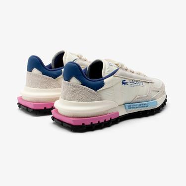  Lacoste Elite Active Kadın Beyaz/Lacivert Sneaker