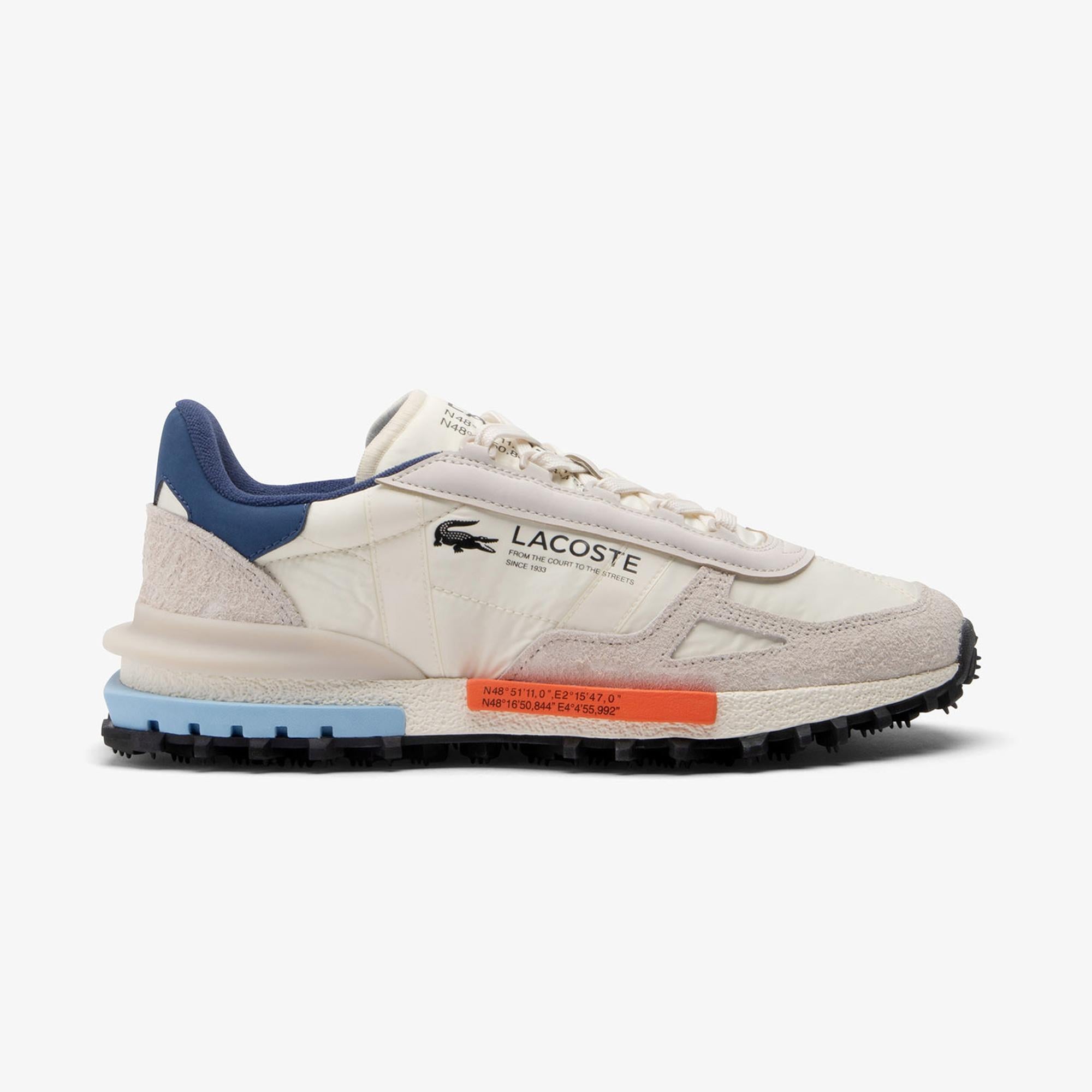 Lacoste Elite Active Erkek Beyaz/Lacivert Sneaker
