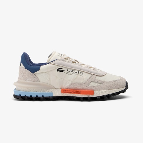  Lacoste Elite Active Erkek Beyaz/Lacivert Sneaker