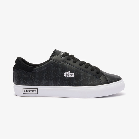  Powercourt Erkek Monogram Siyah Sneaker