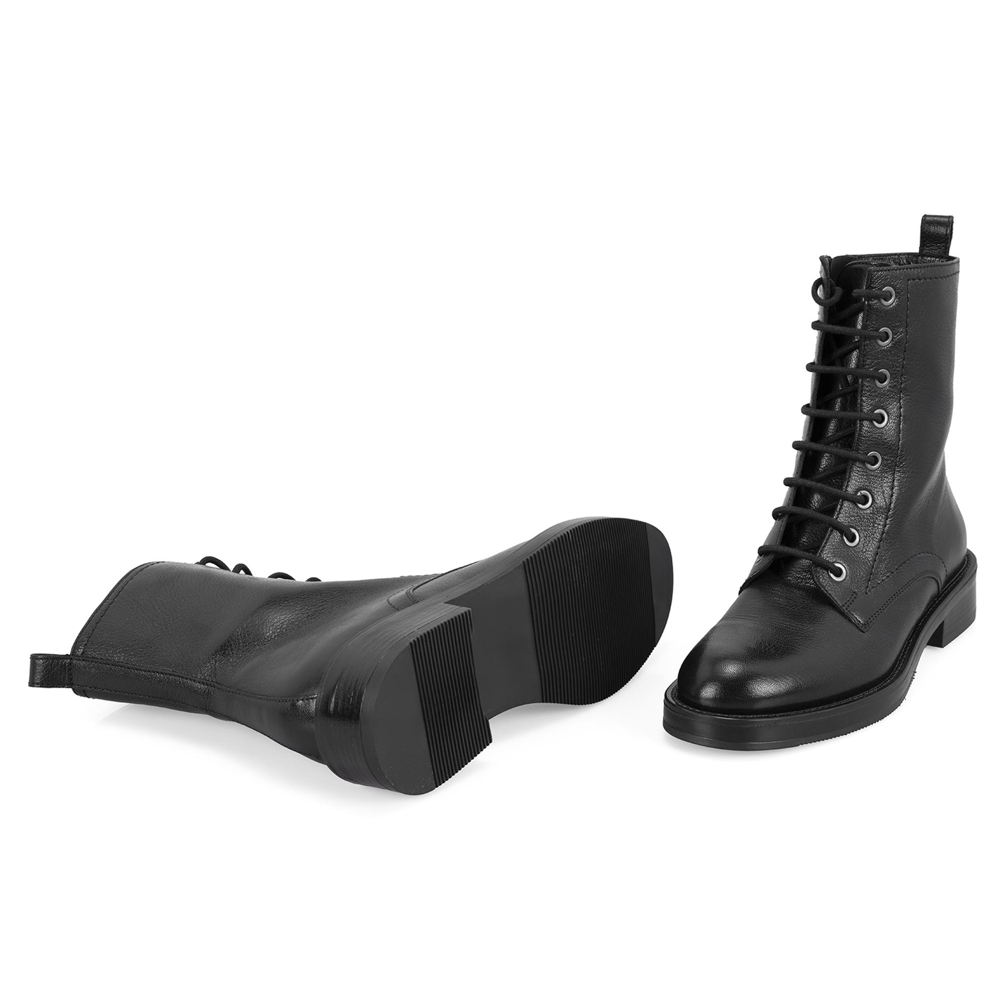 Etira Siyah Kadın Deri Bot