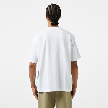  Guess Mini Tri Mid Organic Heavy Jersey 205 Erkek Beyaz T-Shirt