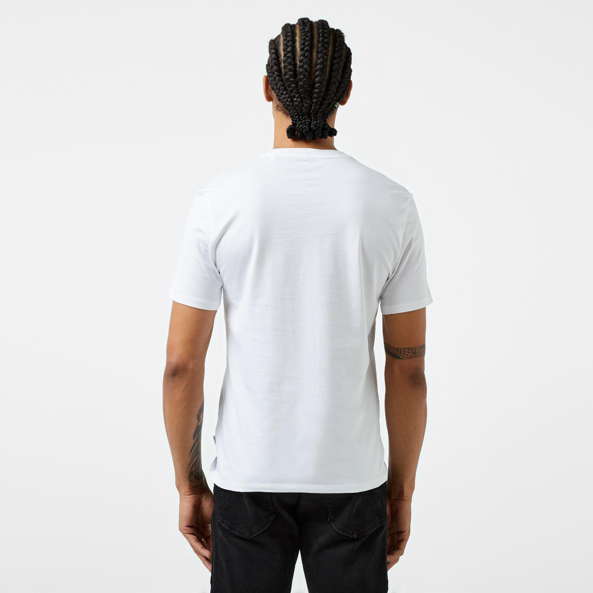 Guess Slim Guess Organic Cotton 160Gsm Erkek Beyaz T-Shirt