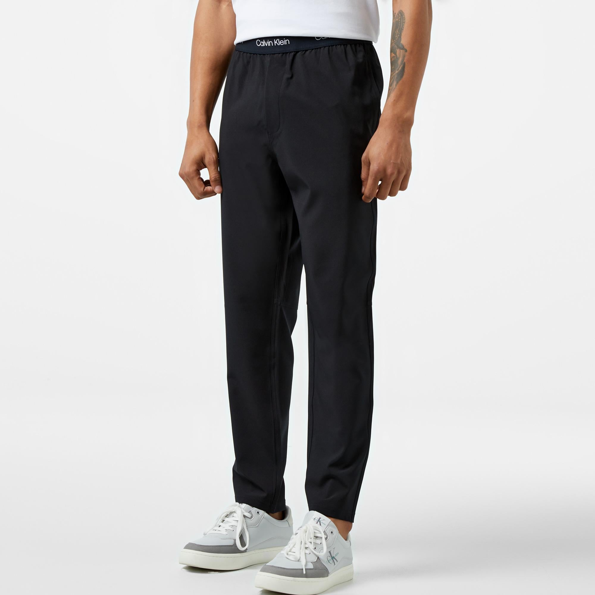 Calvin Klein Woven Erkek Siyah Eşofman Altı