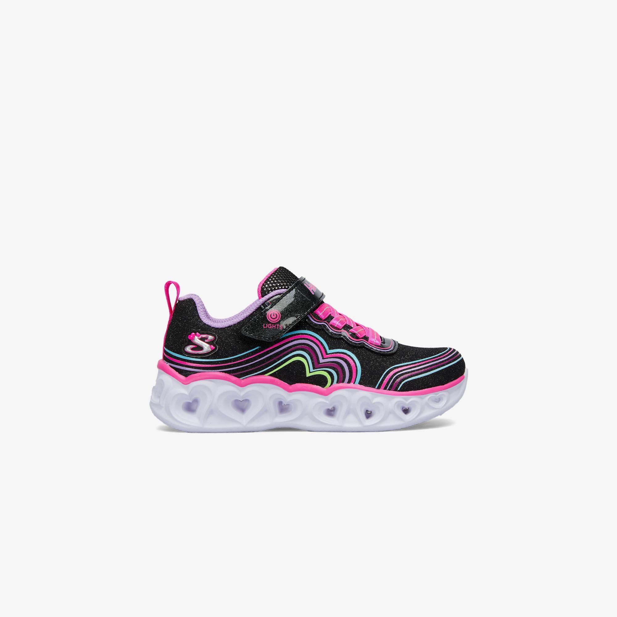 Skechers Heart Lights Çocuk Siyah Spor Ayakkabı