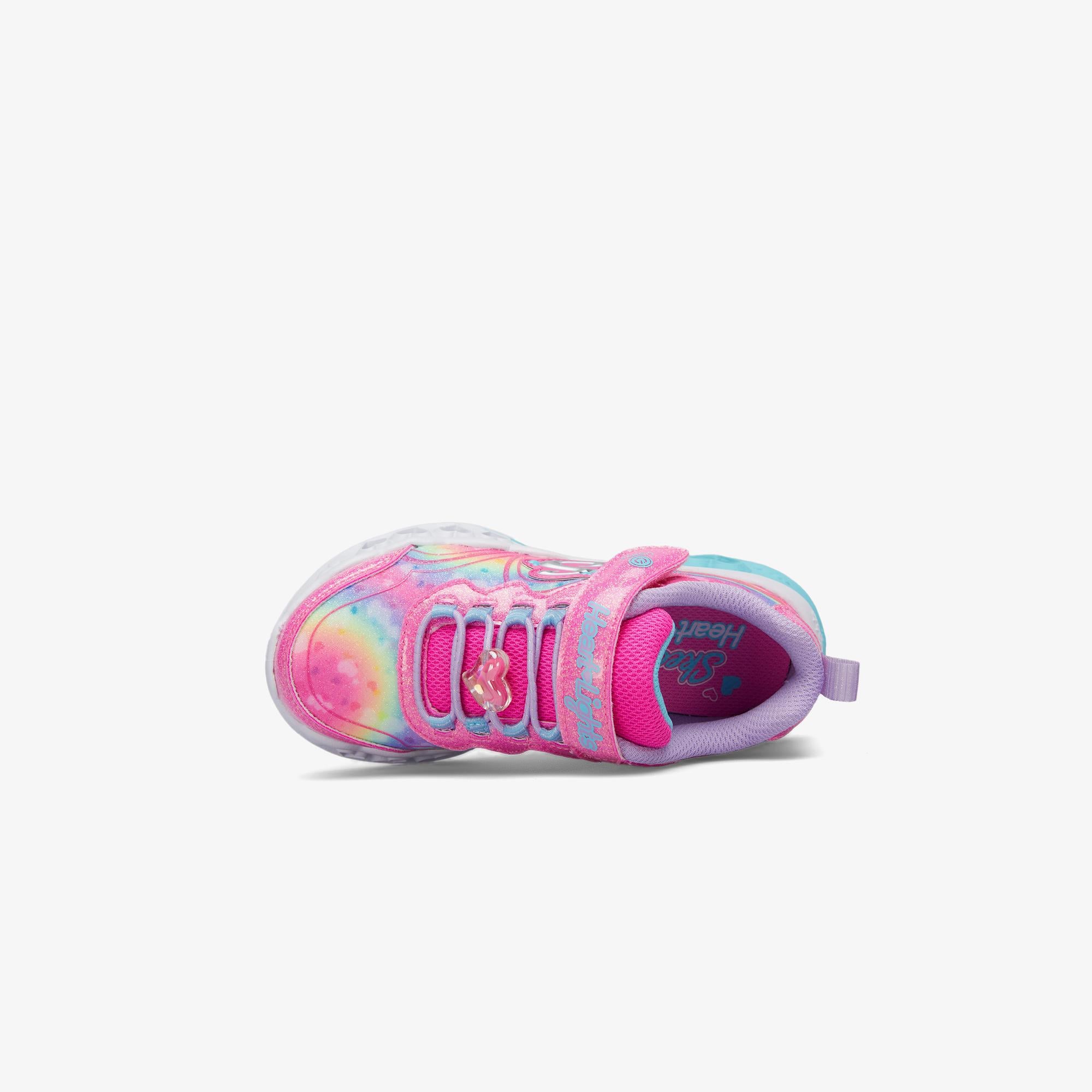 Skechers Flutter Heart Lights Çocuk Pembe/Lavanta Spor Ayakkabı