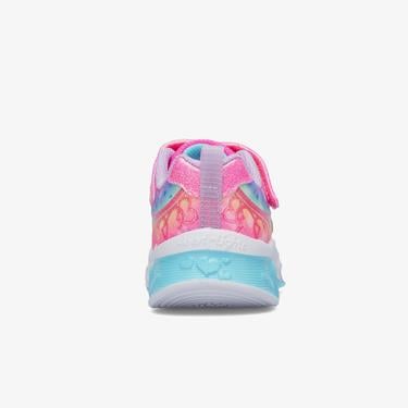  Skechers Flutter Heart Lights Bebek Pembe/Lavanta Spor Ayakkabı