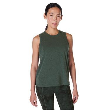  Sweaty Betty Soft Flow Studio Kadın Yeşil Tank Top